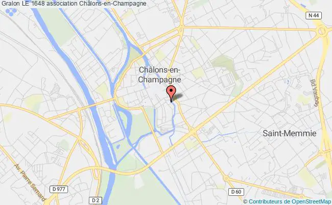 plan association Le 1648 Châlons-en-Champagne