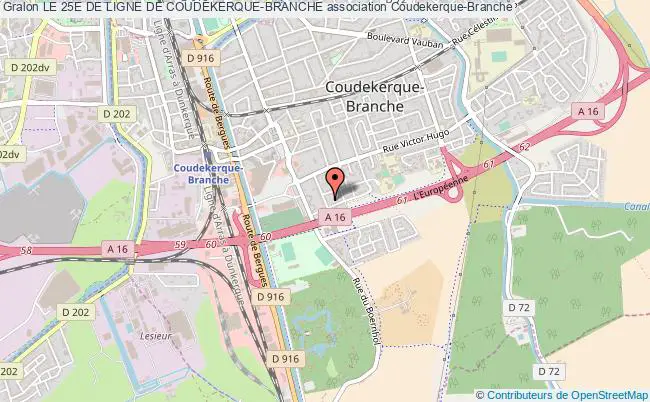 plan association Le 25e De Ligne De Coudekerque-branche Coudekerque-Branche