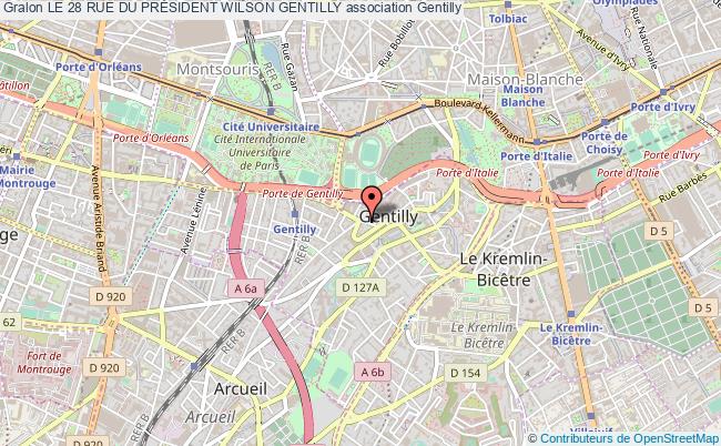 plan association Le 28 Rue Du PrÉsident Wilson Gentilly Gentilly