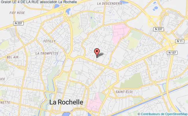 plan association Le 4 De La Rue Rochelle