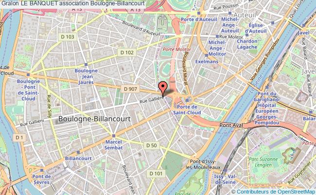 plan association Le Banquet Boulogne-Billancourt