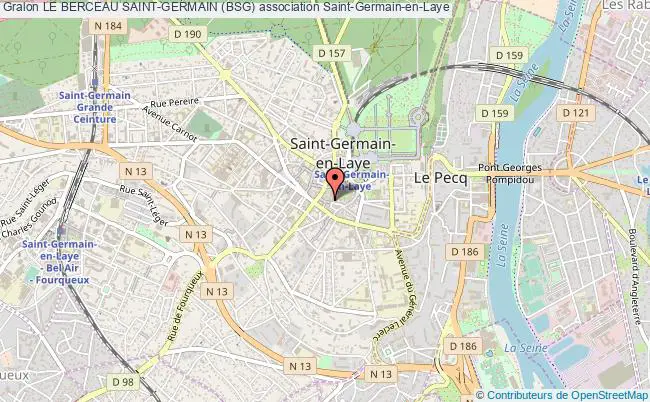 plan association Le Berceau Saint-germain (bsg) Saint-Germain-en-Laye