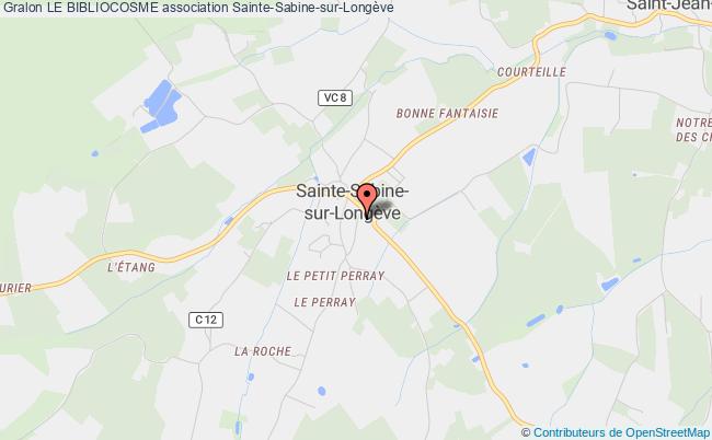 plan association Le Bibliocosme Sainte-Sabine-sur-Longève