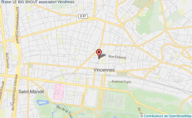 plan association Le Big Shout Vincennes