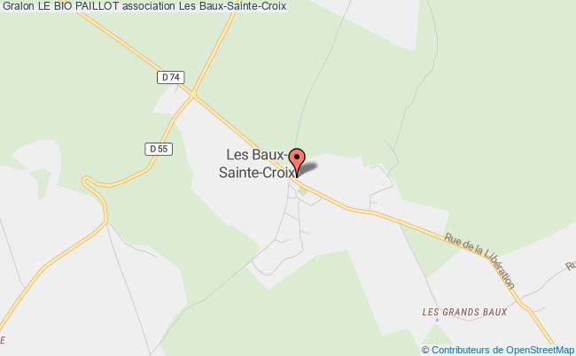 plan association Le Bio Paillot Les   Baux-Sainte-Croix