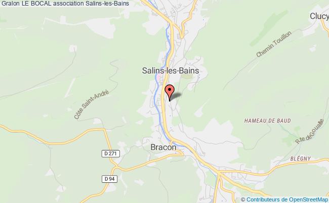 plan association Le Bocal Salins-les-Bains