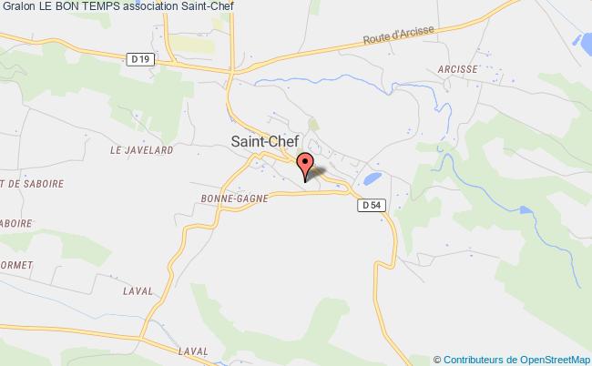 plan association Le Bon Temps Saint-Chef