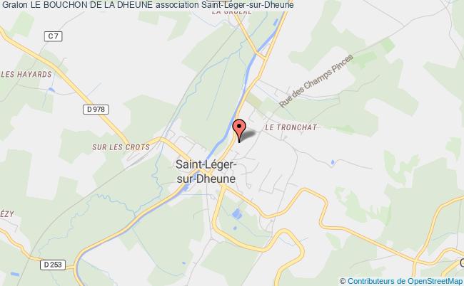 plan association Le Bouchon De La Dheune Saint-Léger-sur-Dheune