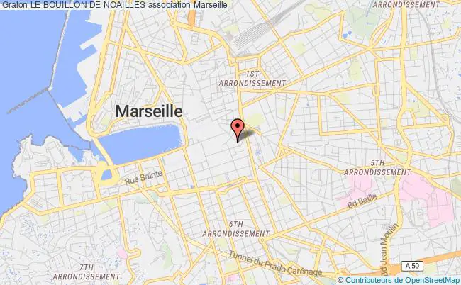 plan association Le Bouillon De Noailles Marseille
