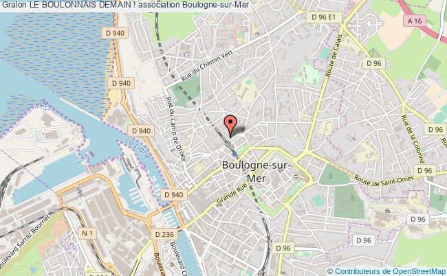 plan association Le Boulonnais Demain ! Boulogne-sur-Mer