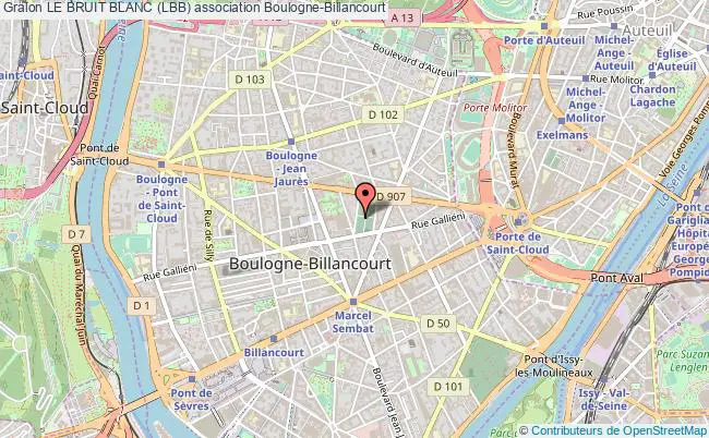 plan association Le Bruit Blanc (lbb) Boulogne-Billancourt