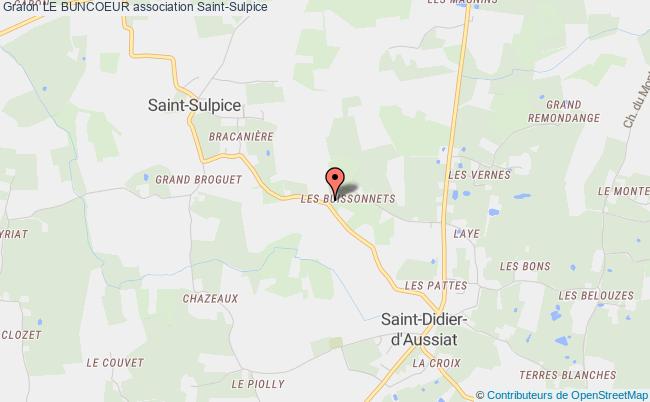 plan association Le Buncoeur Saint-Sulpice