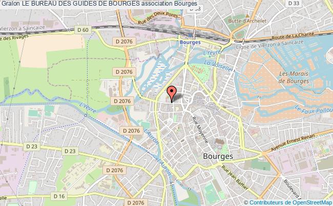 plan association Le Bureau Des Guides De Bourges Bourges