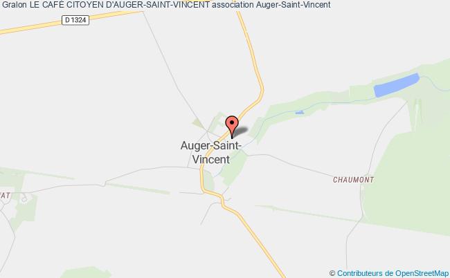 plan association Le CafÉ Citoyen D'auger-saint-vincent Auger-Saint-Vincent