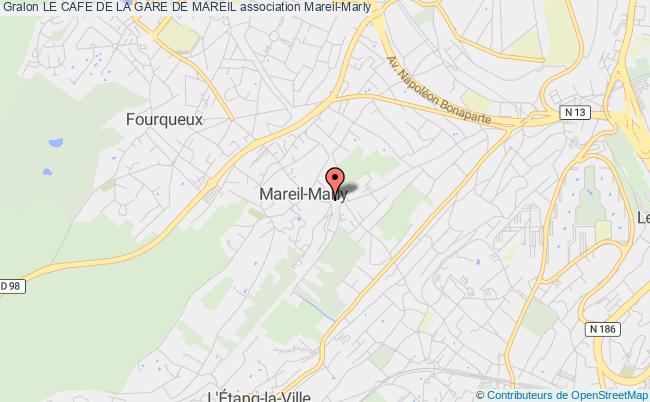 plan association Le Cafe De La Gare De Mareil Mareil-Marly