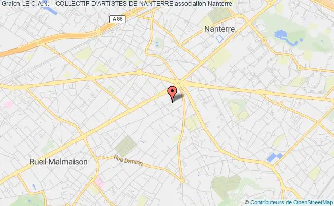 plan association Le C.a.n. - Collectif D'artistes De Nanterre Nanterre
