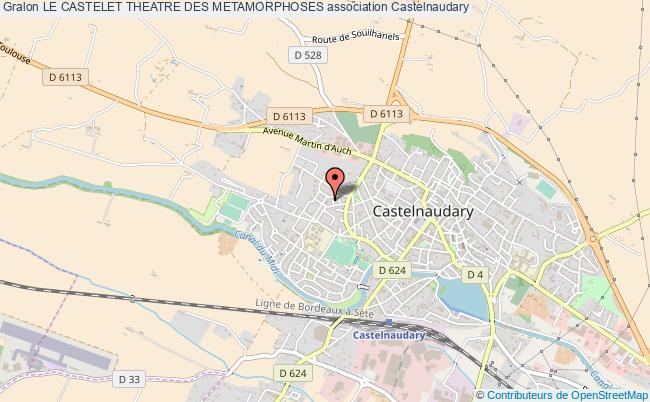 plan association Le Castelet Theatre Des Metamorphoses Castelnaudary