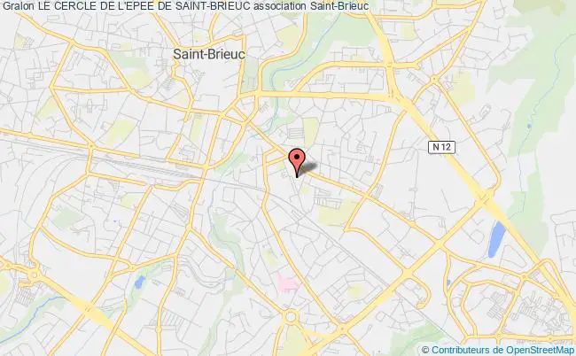 plan association Le Cercle De L'epee De Saint-brieuc Saint-Brieuc