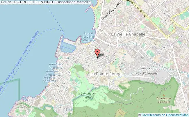 plan association Le Cercle De La Pinede Marseille