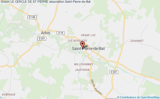 plan association Le Cercle De St Pierre Saint-Pierre-de-Bat