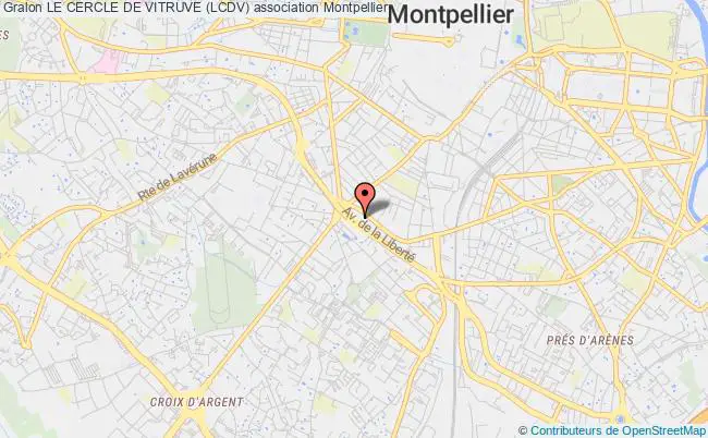 plan association Le Cercle De Vitruve (lcdv) Montpellier