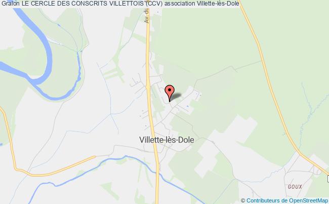plan association Le Cercle Des Conscrits Villettois (ccv) Villette-lès-Dole
