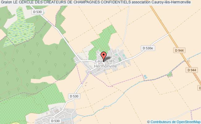 plan association Le Cercle Des Createurs De Champagnes Confidentiels Cauroy-lès-Hermonville