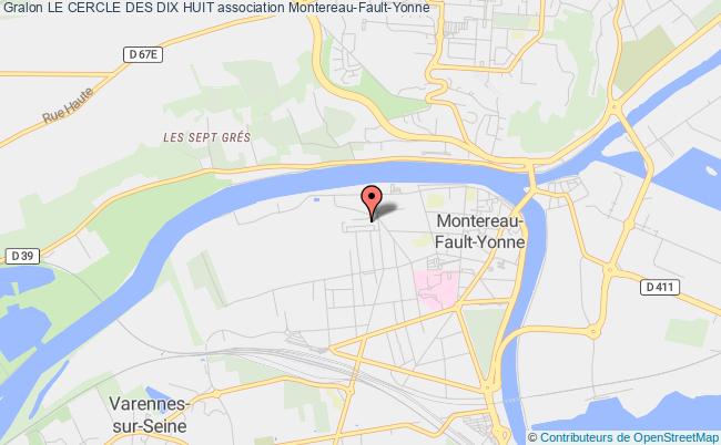plan association Le Cercle Des Dix Huit Montereau-Fault-Yonne