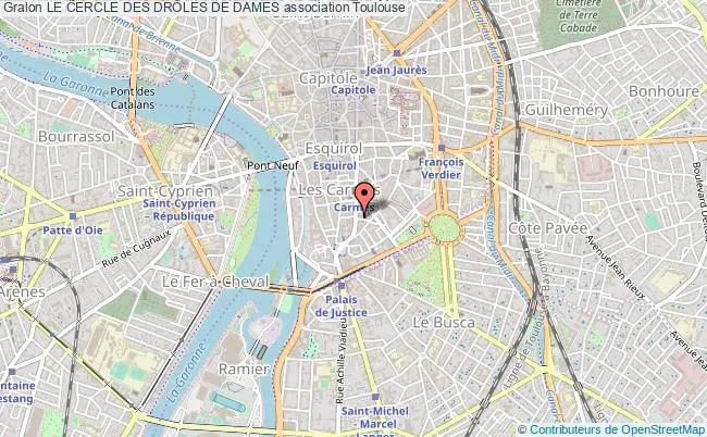 plan association Le Cercle Des DrÔles De Dames Toulouse