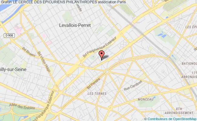 plan association Le Cercle Des Epicuriens Philanthropes Paris