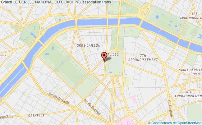 plan association Le Cercle National Du Coaching Paris