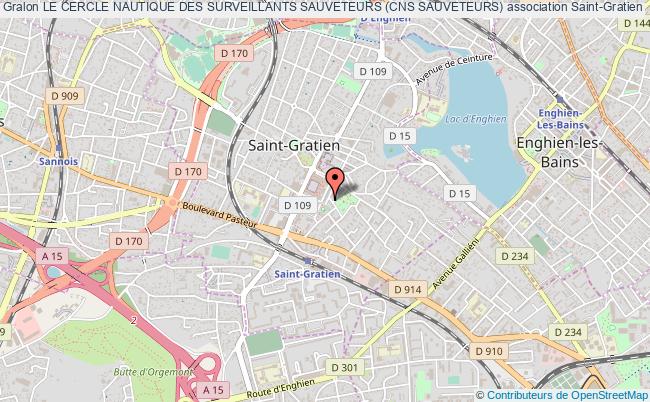 plan association Le Cercle Nautique Des Surveillants Sauveteurs (cns Sauveteurs) Saint-Gratien