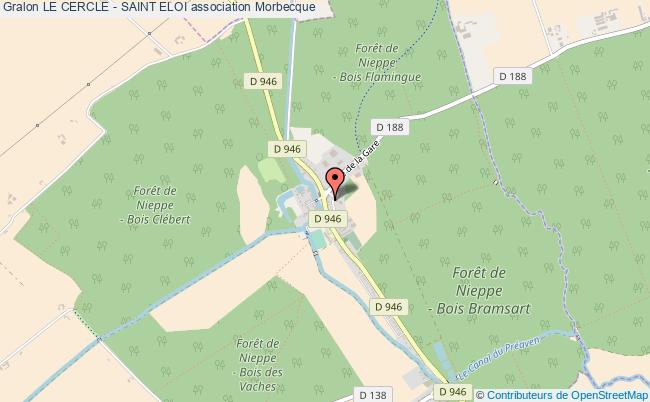 plan association Le Cercle - Saint Eloi Morbecque