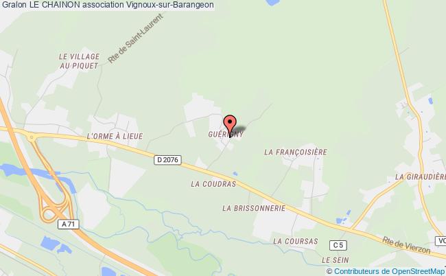 plan association Le Chainon Vignoux-sur-Barangeon
