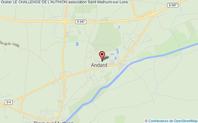plan association Le Challenge De L'authion Loire-Authion