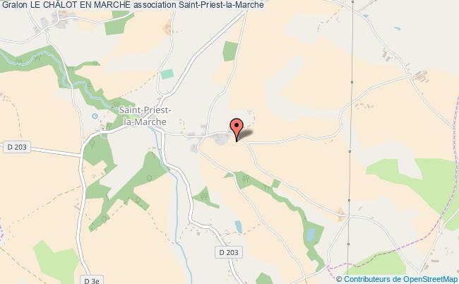 plan association Le ChÂlot En Marche Saint-Priest-la-Marche