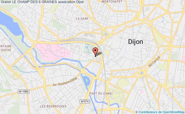 plan association Le Champ Des 6 Graines Dijon