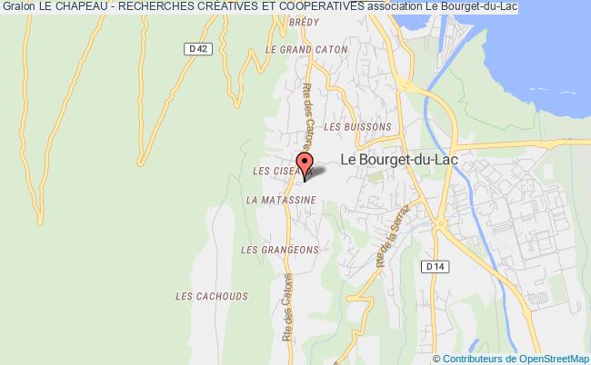 plan association Le Chapeau - Recherches CrÉatives Et Cooperatives Bourget-du-Lac