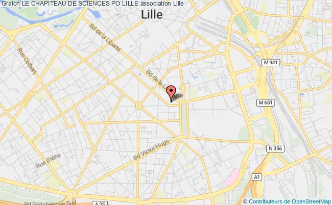 plan association Le Chapiteau De Sciences Po Lille Lille