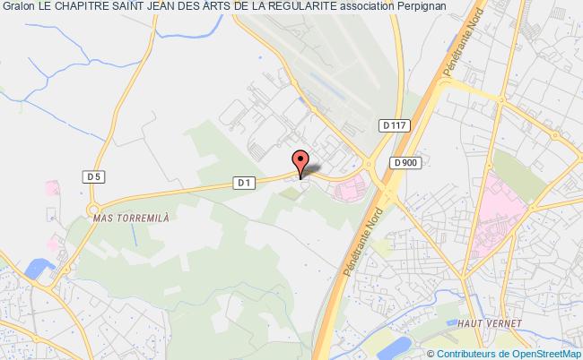 plan association Le Chapitre Saint Jean Des Arts De La Regularite Perpignan