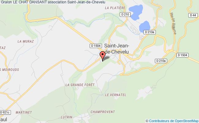 plan association Le Chat Dansant Saint-Jean-de-Chevelu