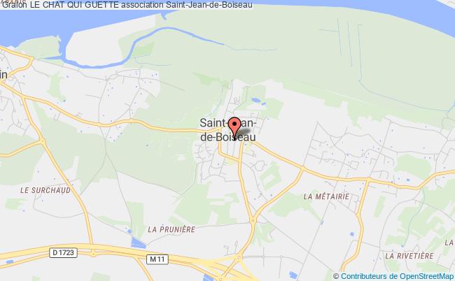 plan association Le Chat Qui Guette Saint-Jean-de-Boiseau