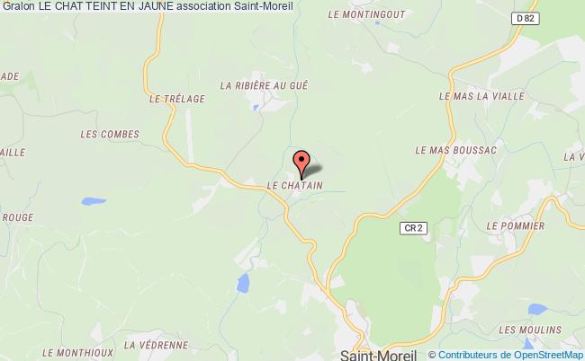 plan association Le Chat Teint En Jaune Saint-Moreil