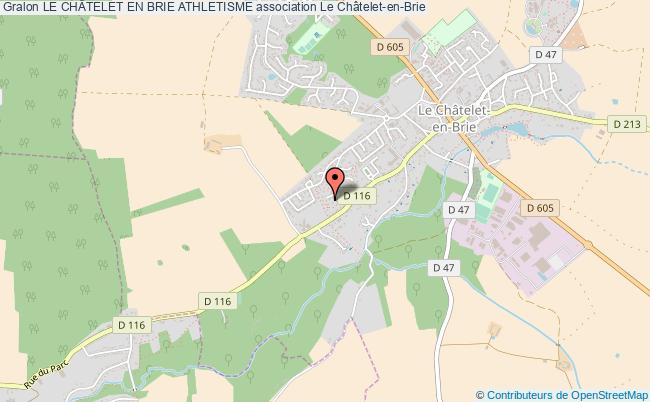 plan association Le ChÂtelet En Brie Athletisme Châtelet-en-Brie