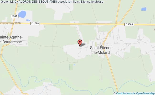 plan association Le Chaudron Des Segusiaves Saint-Étienne-le-Molard