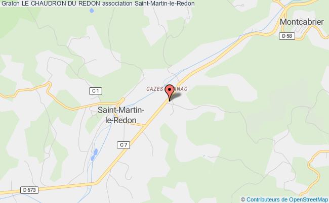 plan association Le Chaudron Du Redon Saint-Martin-le-Redon