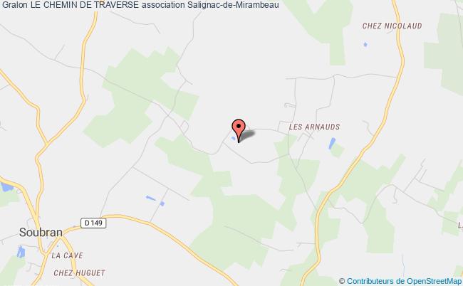 plan association Le Chemin De Traverse Salignac-de-Mirambeau