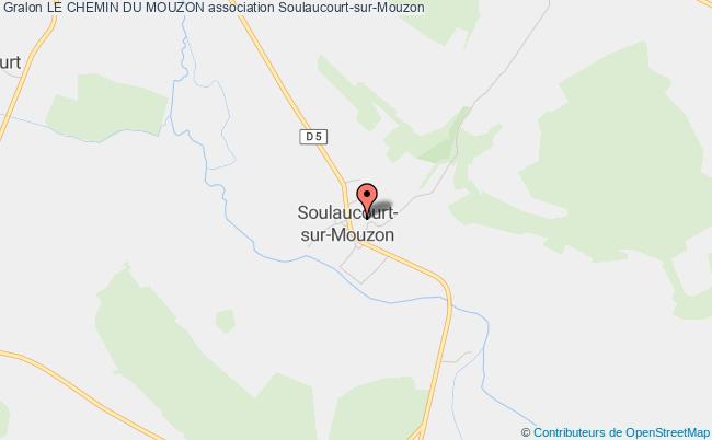 plan association Le Chemin Du Mouzon Soulaucourt-sur-Mouzon