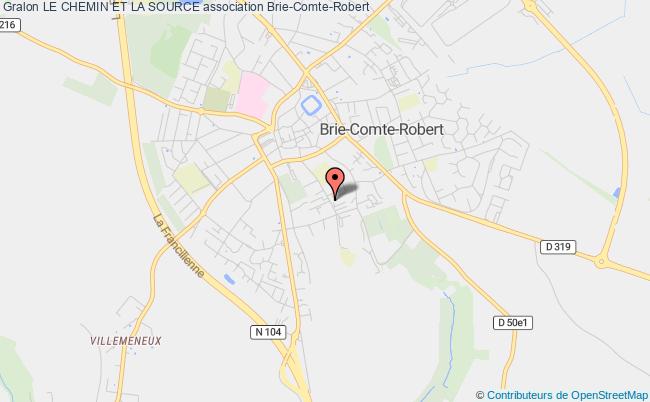 plan association Le Chemin Et La Source Brie-Comte-Robert