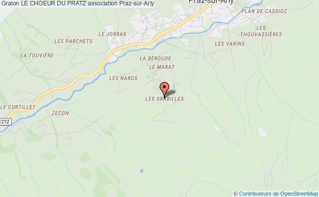 plan association Le Choeur Du Pratz Praz-sur-Arly